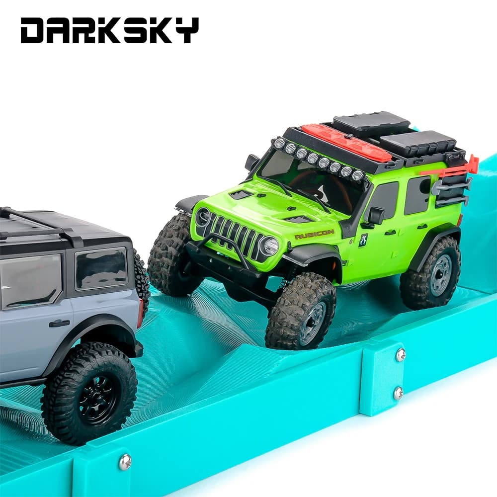 Piste d'obstacles de simulation d'escalade DARK SKY 1/30 1/24 SCX30 SCX24 pour voiture télécommandée RC