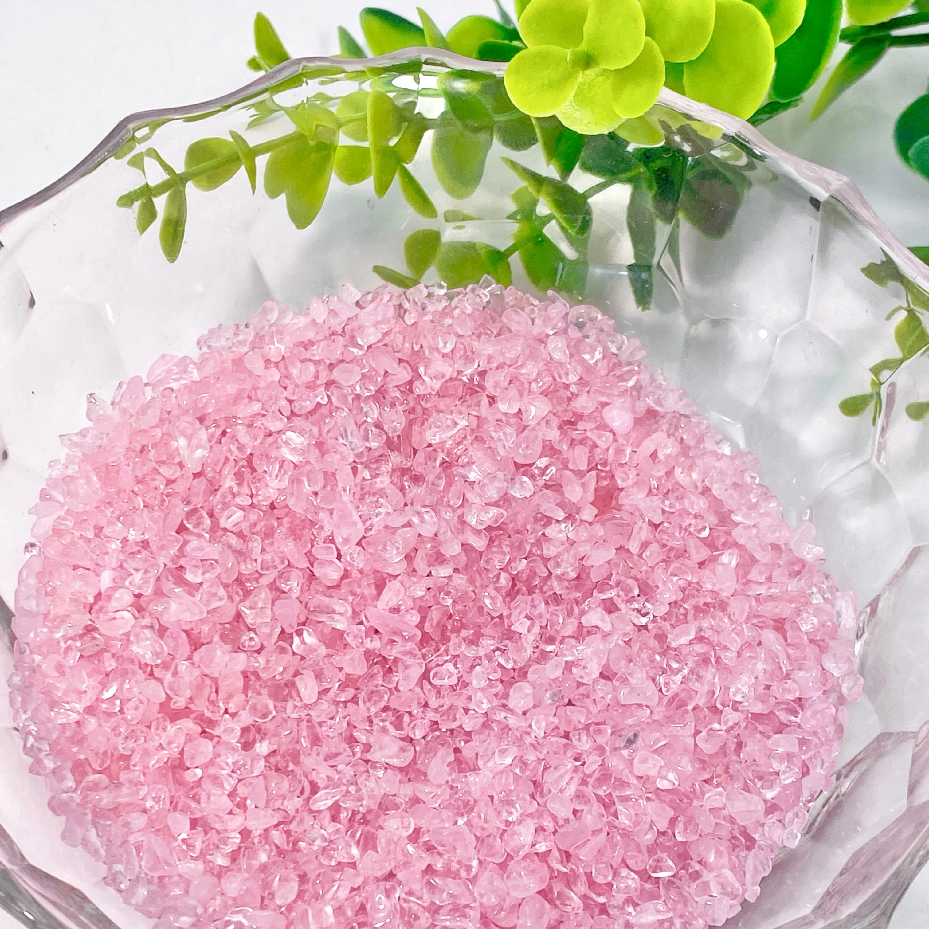 100g/sac Pierres Naturelles Quartz Rose Matériel Cristal Gravier Éclats de Pierre Minéraux Reiki Spécimen Gemmes Décoration Aquarium