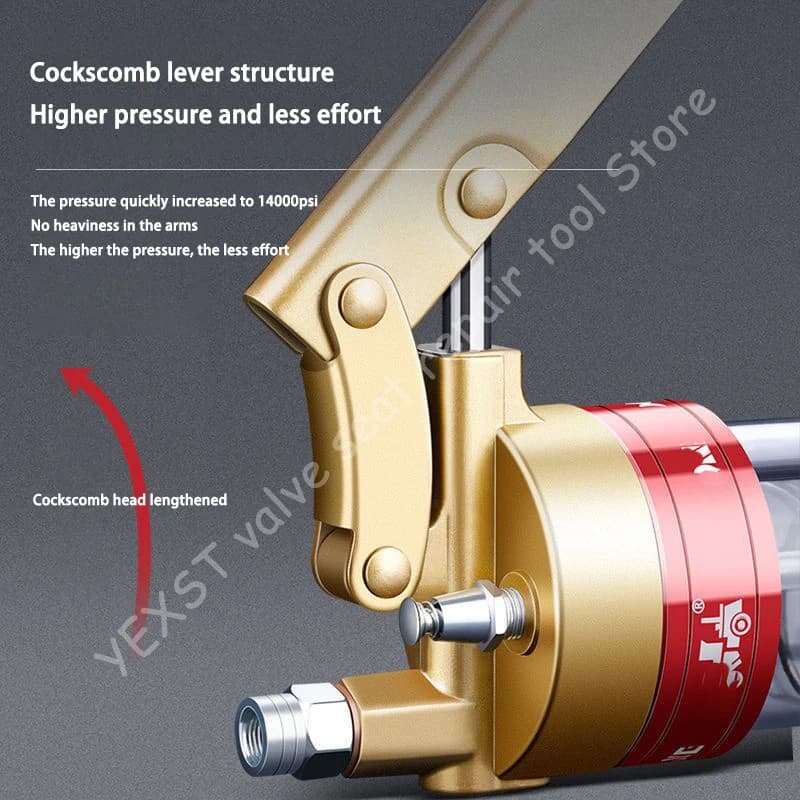 L'huileur portable pour pistolet à huile haute pression 600CC est durable et adapté à l'ajouter de toutes sortes d'huile lubrifiante pour véhicules et bateaux