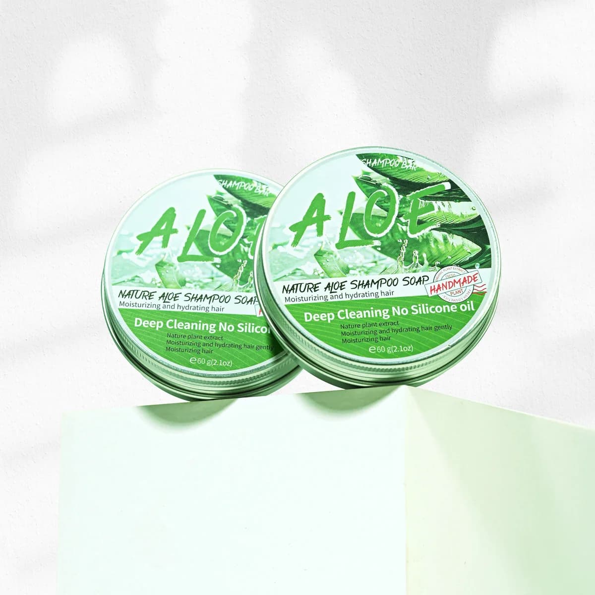 Barre de shampoing à l'aloe vera biologique