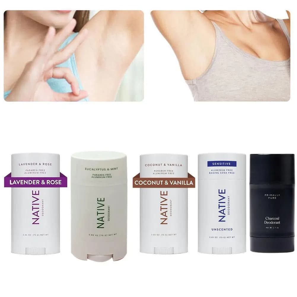 NATIVE – bâton déodorant naturel pour tout le corps, 75g, sans alcool, Base d'huile de noix de coco, déodorant adapté aux voyages, élimination des aisselles, soins de la peau