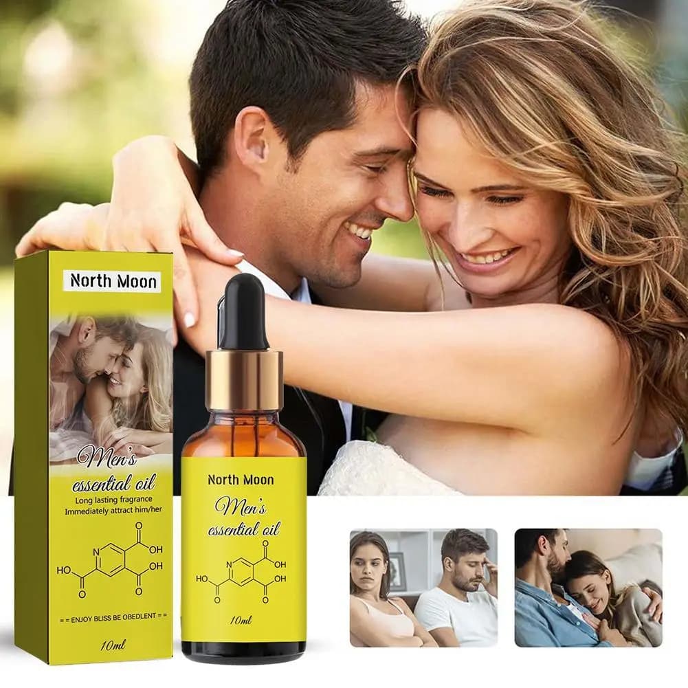 Parfum à l'huile essentielle de phéromone pour hommes - Parfum intense, conçu pour attirer les femmes, parfum longue durée