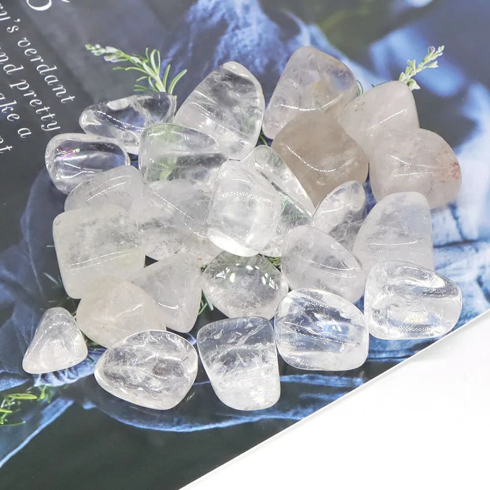 Pierres en Quartz naturel transparent Reiki, cristaux de guérison, gravier énergétique, spécimen de roche irrégulière en vrac, décoration d'aquarium de maison