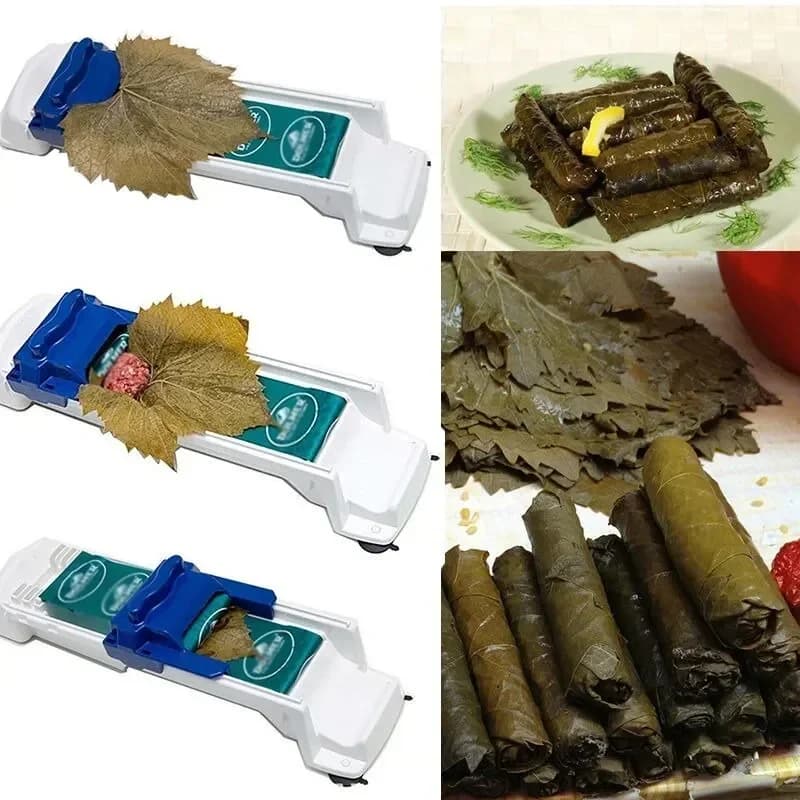 Outil de roulement créatif pour chou et cuir chevelu, rouleau de viande farci, machine à rouleaux Dolmer, légumes, raisin, Yaprak, Sarma, accessoires de cuisine