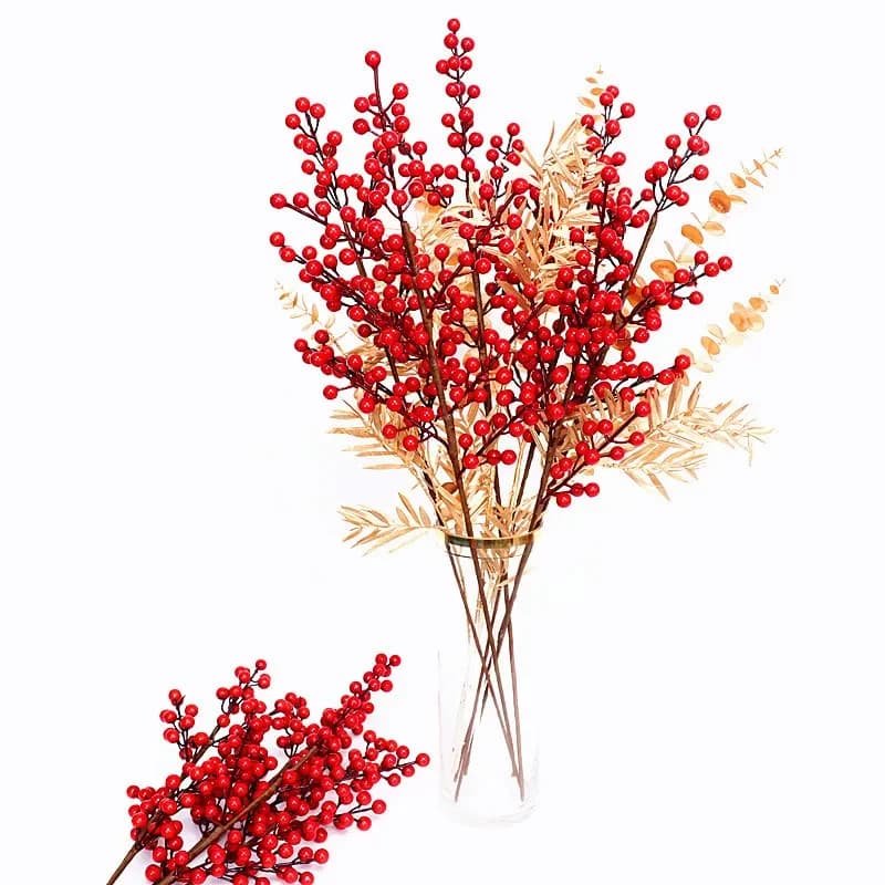 Plantes artificielles dorées chaudes