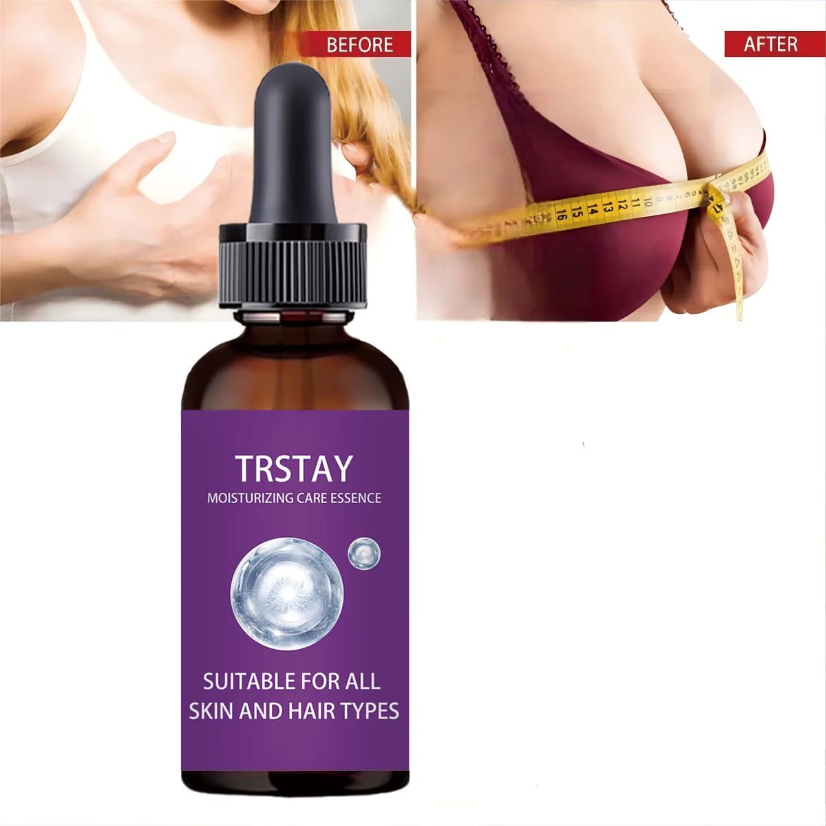 Crème à l'huile essentielle pour l'amélioration des seins