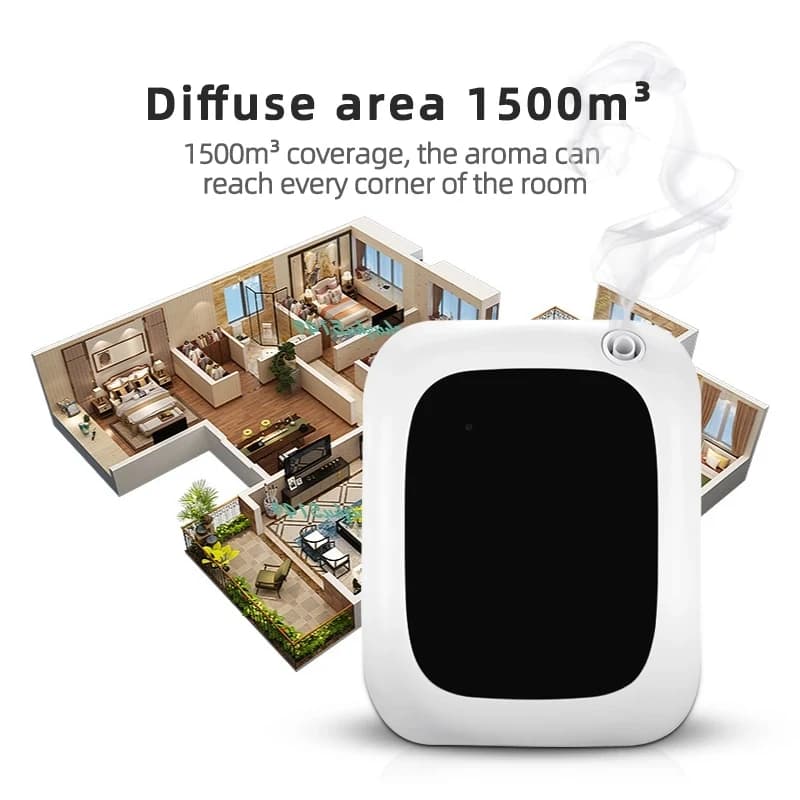 Diffuseur d'huiles essentielles, aromathérapie, 1500m ³, pour la maison, parfum automatique, aromathérapie