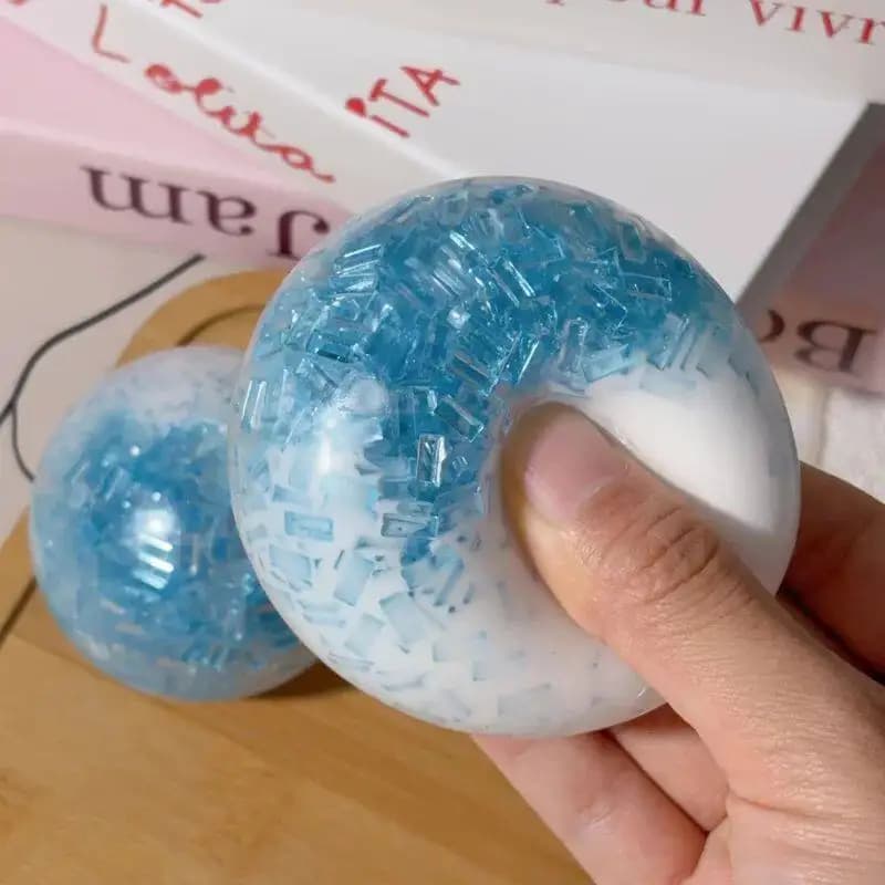 Boules de cire à presser, boules de chocolat moelleuses, jouet à pétrir, balles anti-stress, balles de relaxation pour les mains, jouet à presser, 왁뿌볼