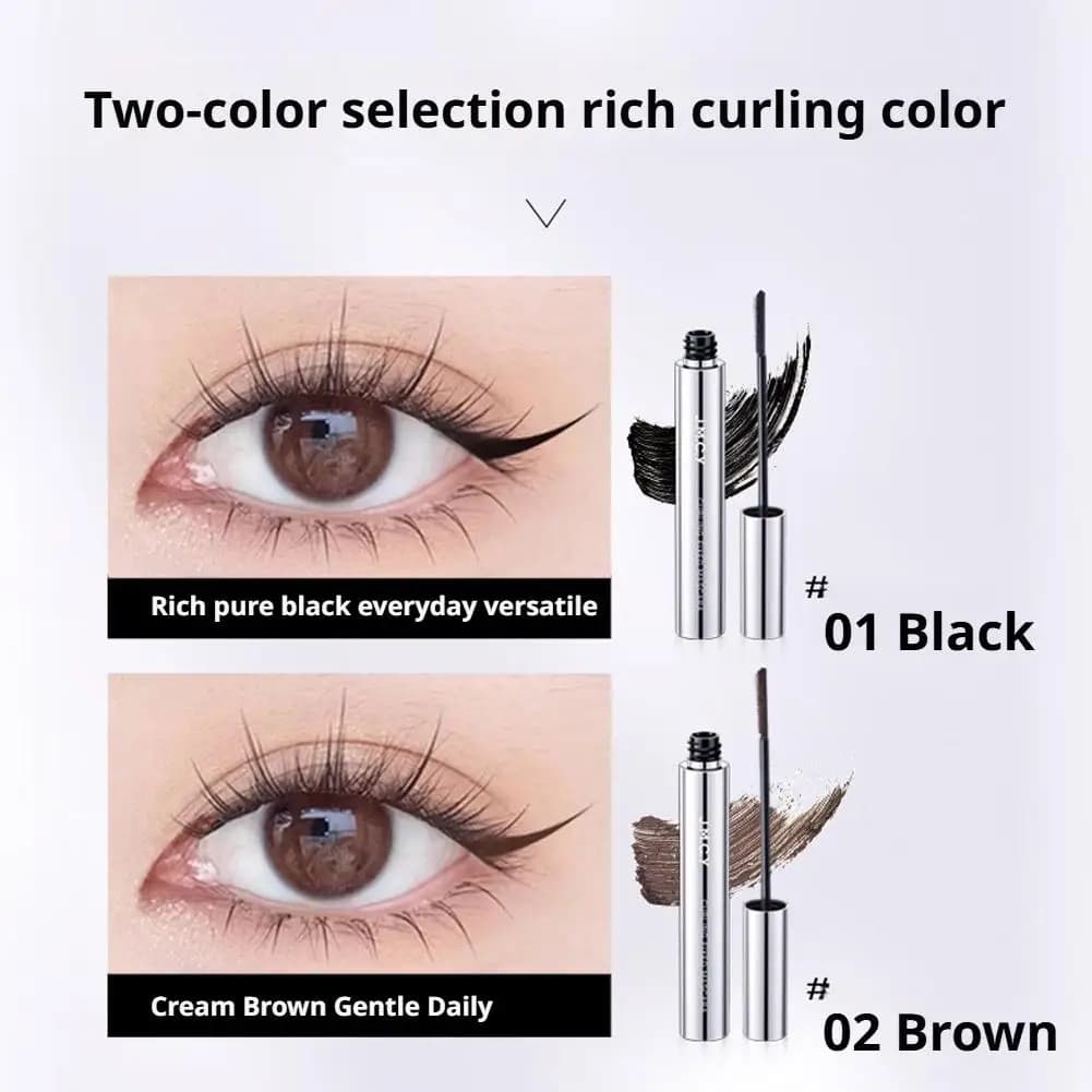 Mascara à cils recourbé 3D, Mascara à brosse fine, Mascara à tube imperméable, Lifting des cils, longue durée, sans grattage, défini