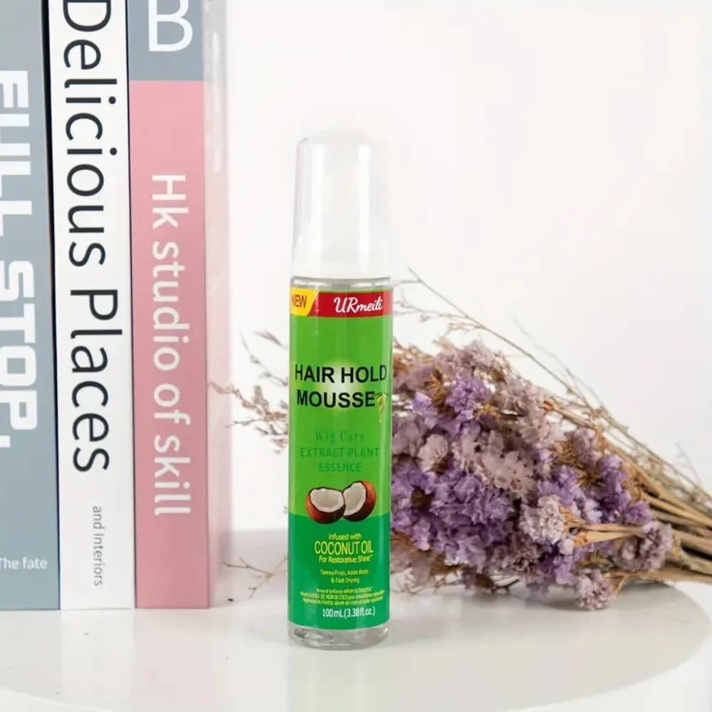 2025 Mousse de cheveux bouclés pour perruques forte tenue huile d'olive Mousse de coiffure Anti-frisottis Mousse de cheveux pour coiffer les cheveux femmes hommes