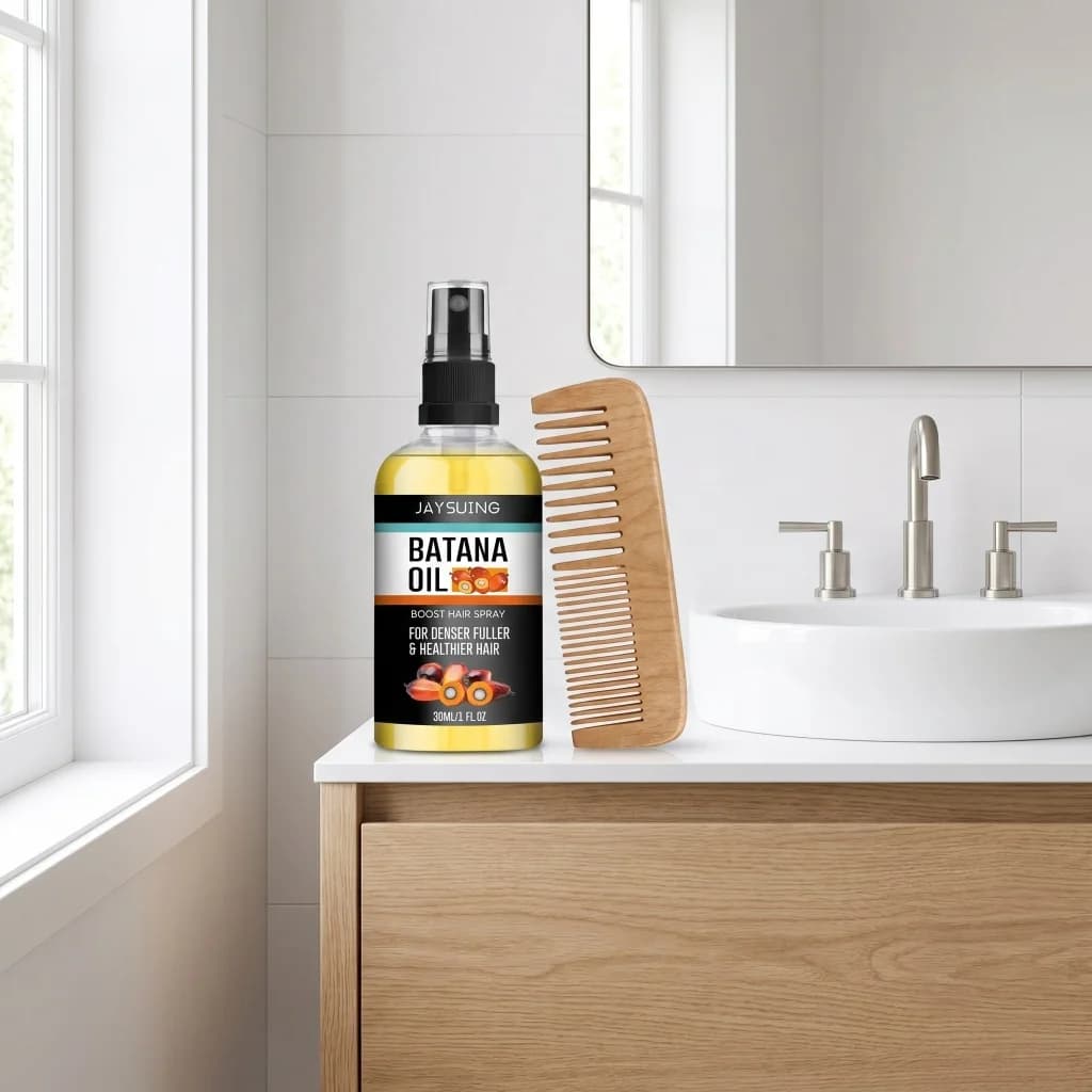 Huile de Batana, spray nourrissant pour cheveux, sérum hydratant naturel pour le cuir chevelu, volumisant, lissant, réparateur des cheveux abîmés, soin pour tous les types de cheveux