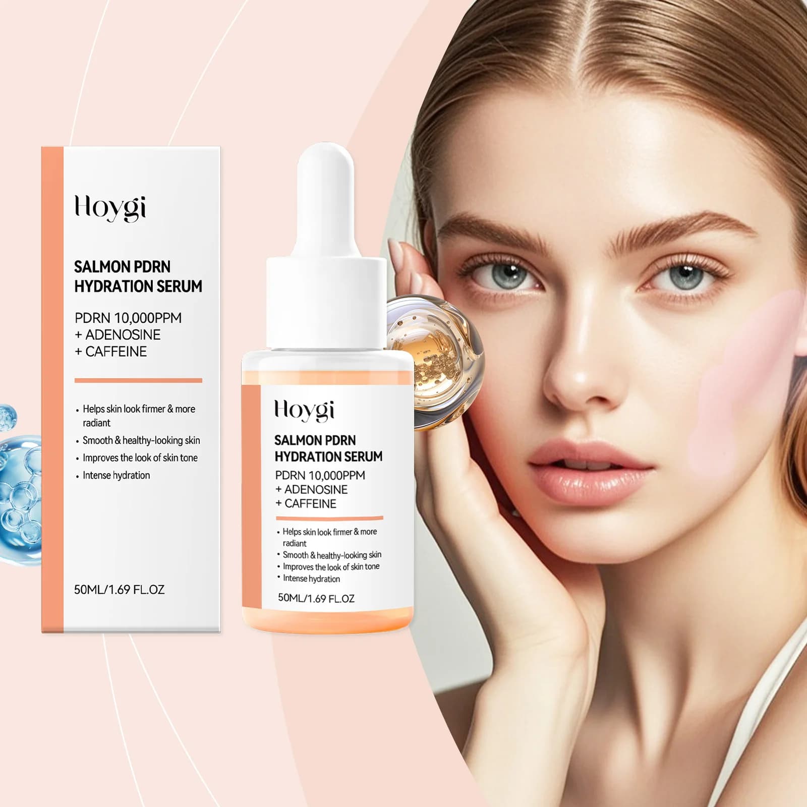Essence faciale au saumon - Hydrate la peau du visage