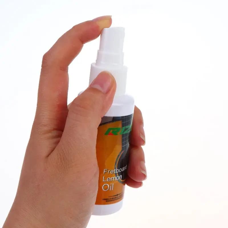 Huile de citron 60ml pour l'entretien de la touche de l'ukulélé et de la guitare, huile de nettoyage et de polissage pour guitare