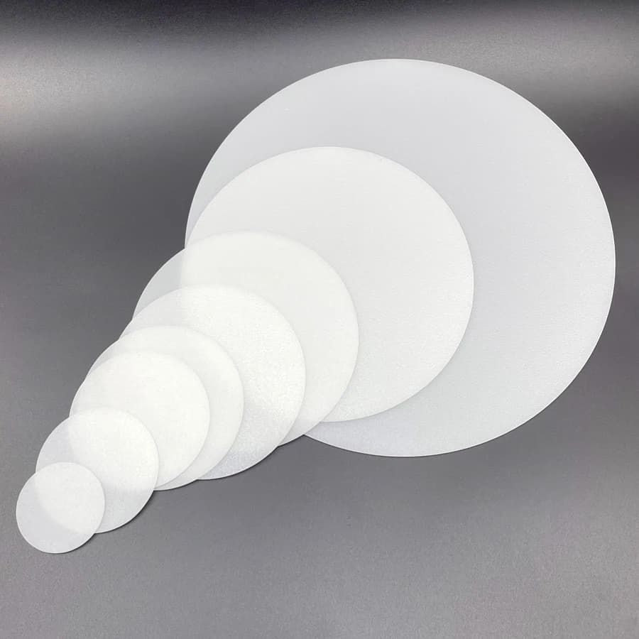 Lentille diffuseur de lampe torche LED, filtre DIY, couvercle de lampe rond blanc laiteux en PC, 35 45 50 60 65 70 75 85 92 100 110 120 130 190 mm