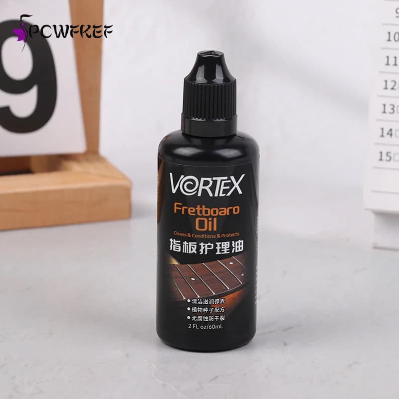 Huile de touche de guitare, huile de citron, nettoyeur de ukulélé basse pour soins de touche, vernis de nettoyage de guitare et liquide de soin d'huile