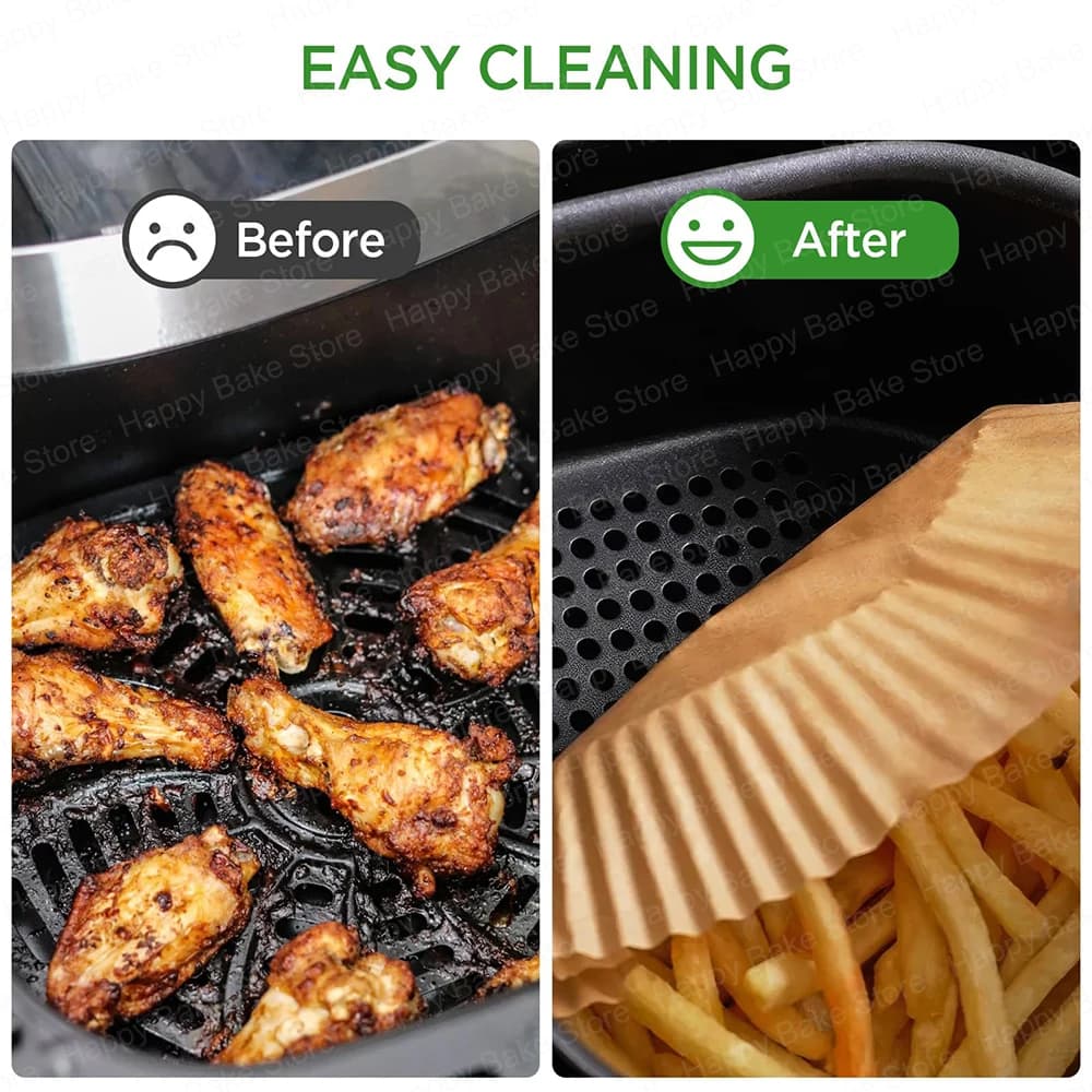 Papier de cuisson jetable pour friteuse à air Ninja Foodi Flex