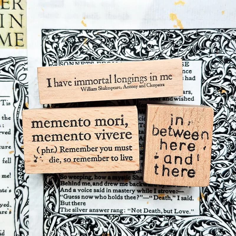 Tampon de citations d'amour pour livre de Scrapbooking, rat de bibliothèque littéraire romantique, décoration de journal, timbre