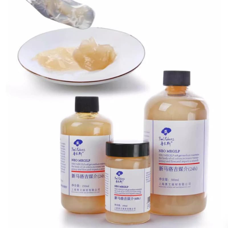 Résine Alkyde 100/250/500ml – Medium pour Artistes, Peinture à l'Huile, Création Artistique, Mélange de Couleurs, Solvant à Séchage Rapide ou Lent