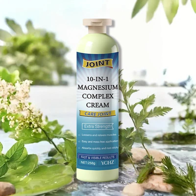 Crème musculaire au magnésium, adaptée au soin des pieds, des jambes, des mains et des bras, hydratation de la peau, lotion légère, soin doux de la peau, infusion de collagène, crème hydratante pour l