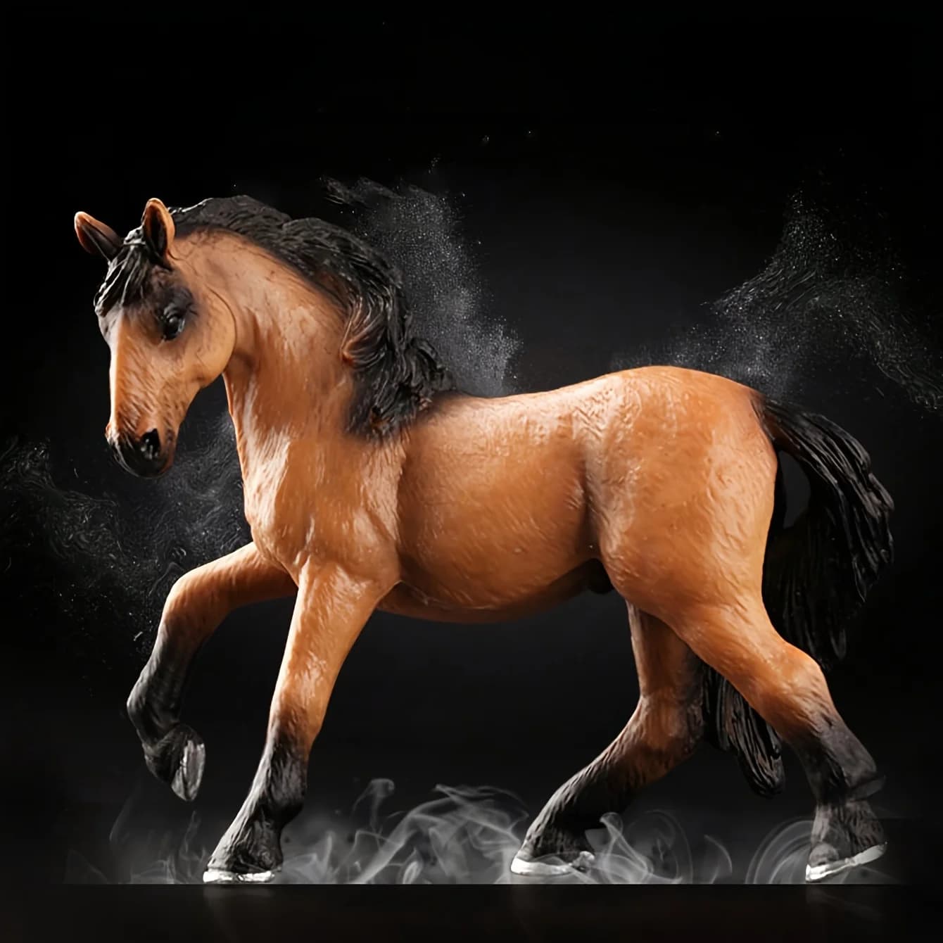 Ensemble de modèles de cheval d'animaux sauvages