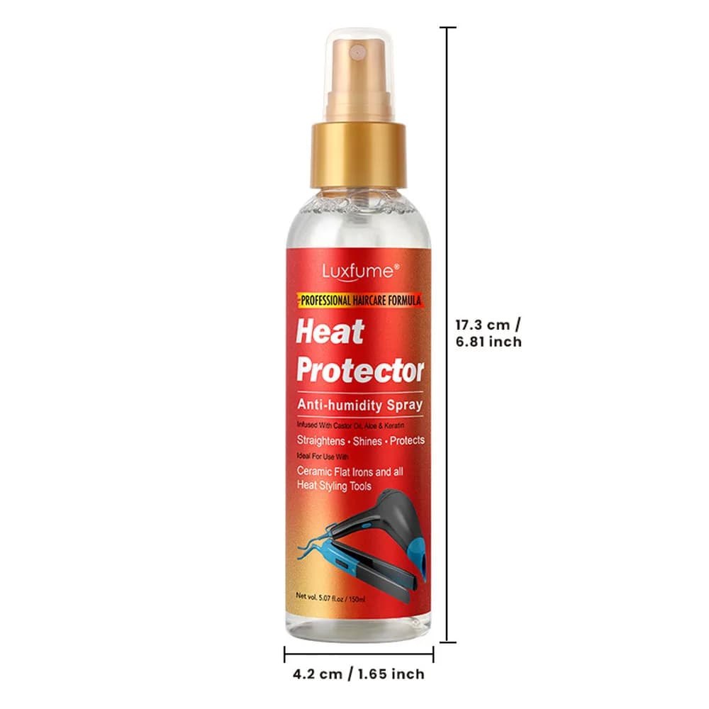 Spray protecteur thermique pour cheveux