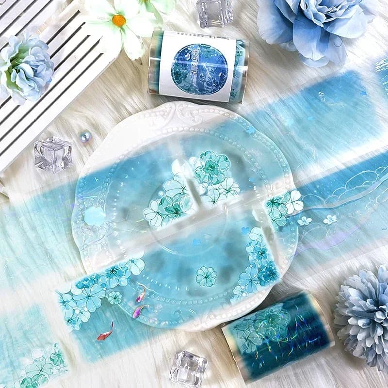 Ruban de masquage esthétique Kawaii Washi pour scrapbooking