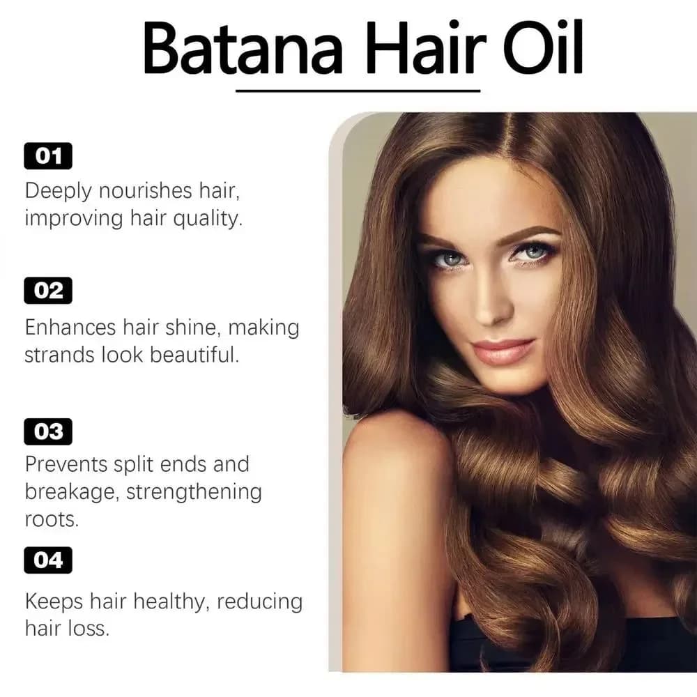 L'huile de Batana brute pour la croissance des cheveux 100 % naturelle peut empêcher la perte de cheveux dans les hommes et les femmes augmentent l'épaisseur et la douceur des cheveux