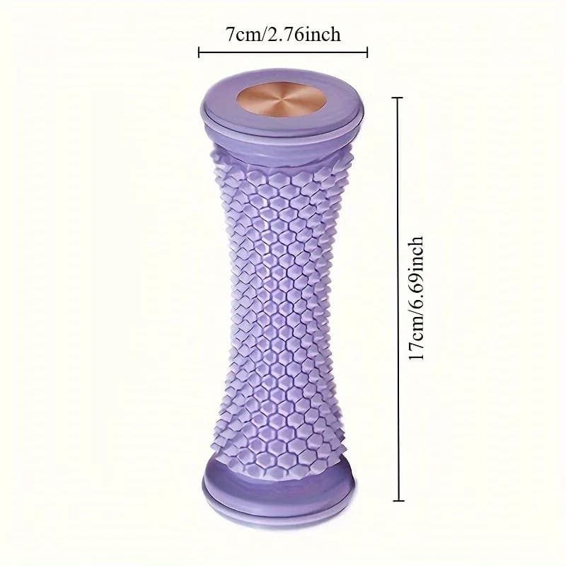 Rouleau de massage des pieds, balle de massage yoga, rouleau pour fascia plantaire, soin de relaxation musculaire, rouleaux de massage manuels en plastique pour les pieds