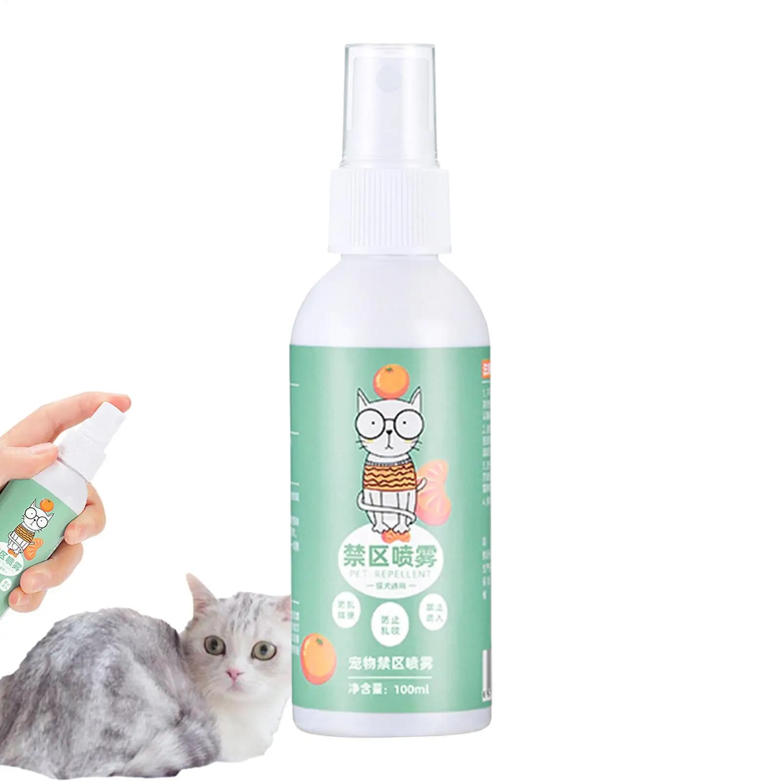 Spray dissuasurant pour chat