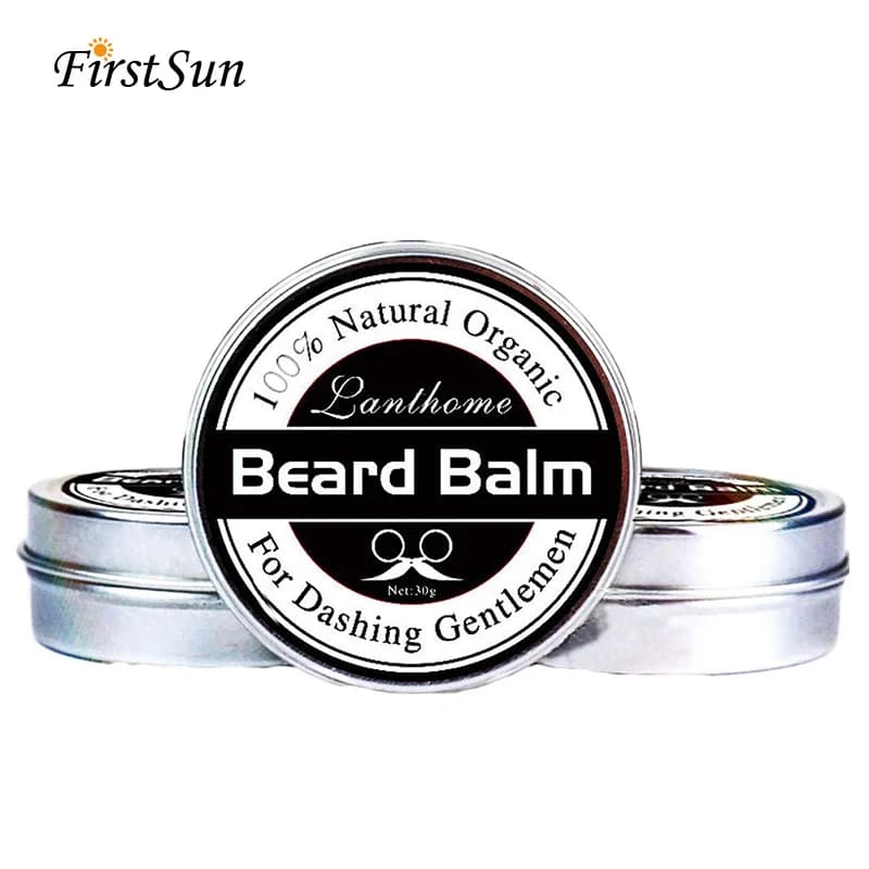 Baume à barbe naturel cire huile de croissance