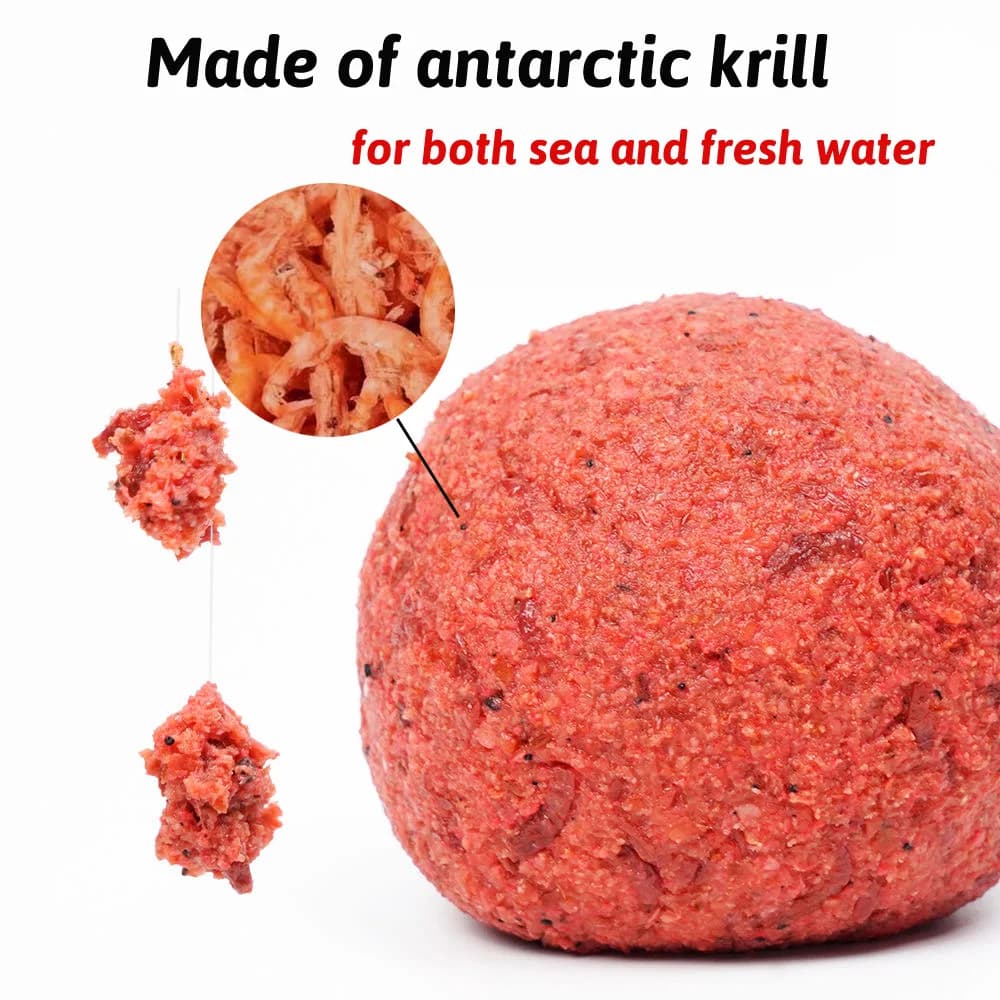 Krill – appât atrayant pour la pêche en mer, saveur de poisson, crevettes, viande, tréfilage, crochet collant, morsure, additif alimentaire, leurre souple