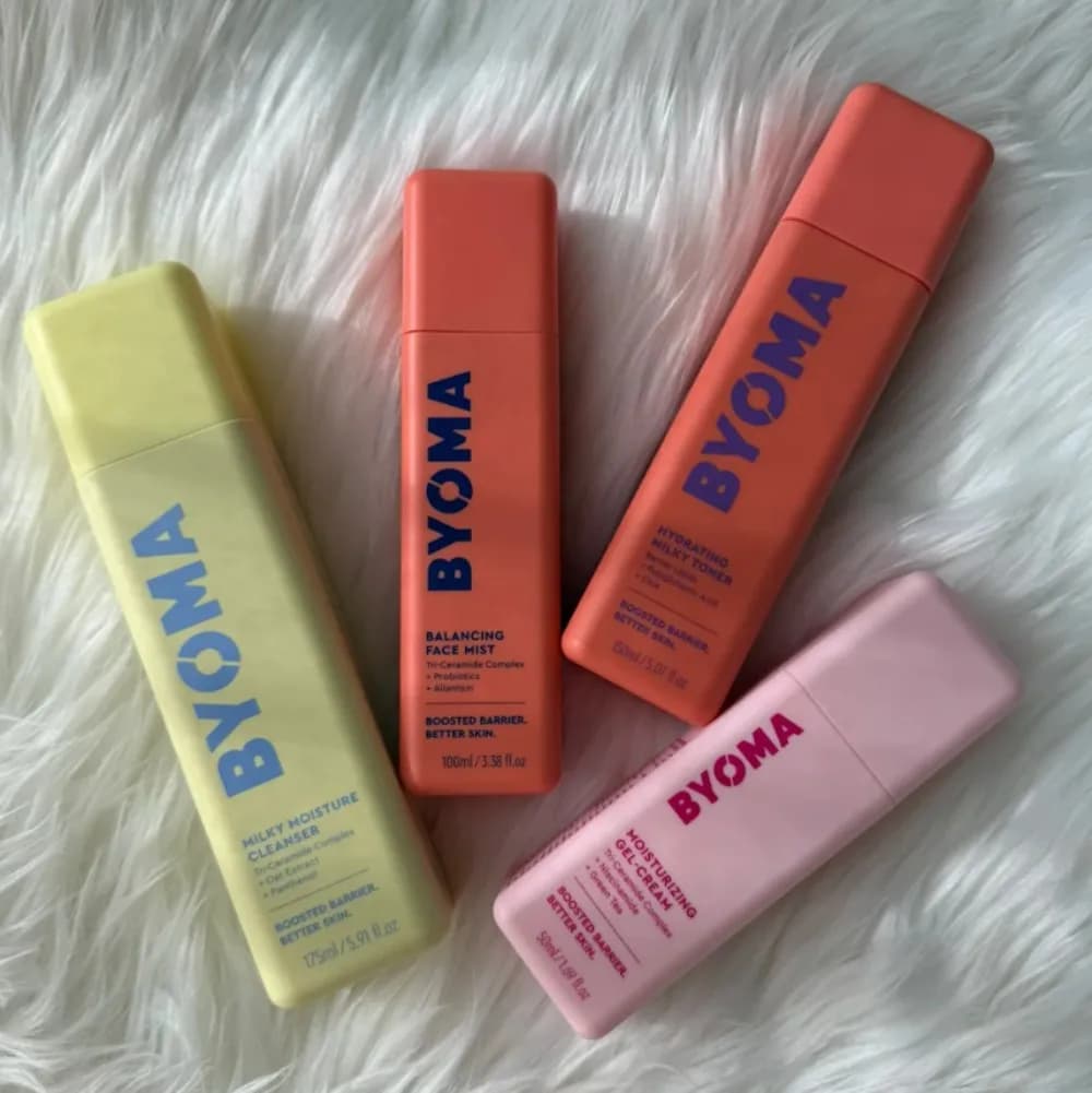 BYOMA Ensemble de soins hydratants pour la peau - Sérum Phyto-Mucin + Huile de récupération - Barrière Boost Soin hydratant anti-rides