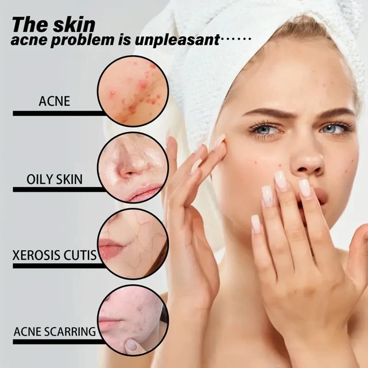 Huiles essentielles à l'essence pour le visage