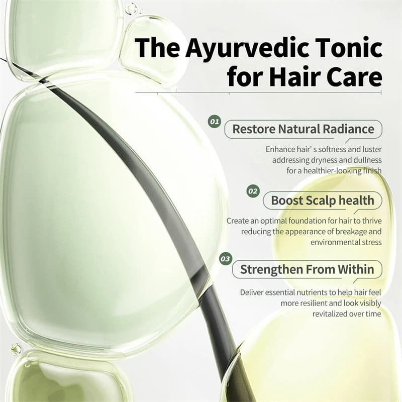 Huile de croissance capillaire ayurvédique d'Inde, sérum capillaire organique Adivasi, anti-chute de cheveux, repousse rapide, huiles épaississantes, produits de croissance capillaire
