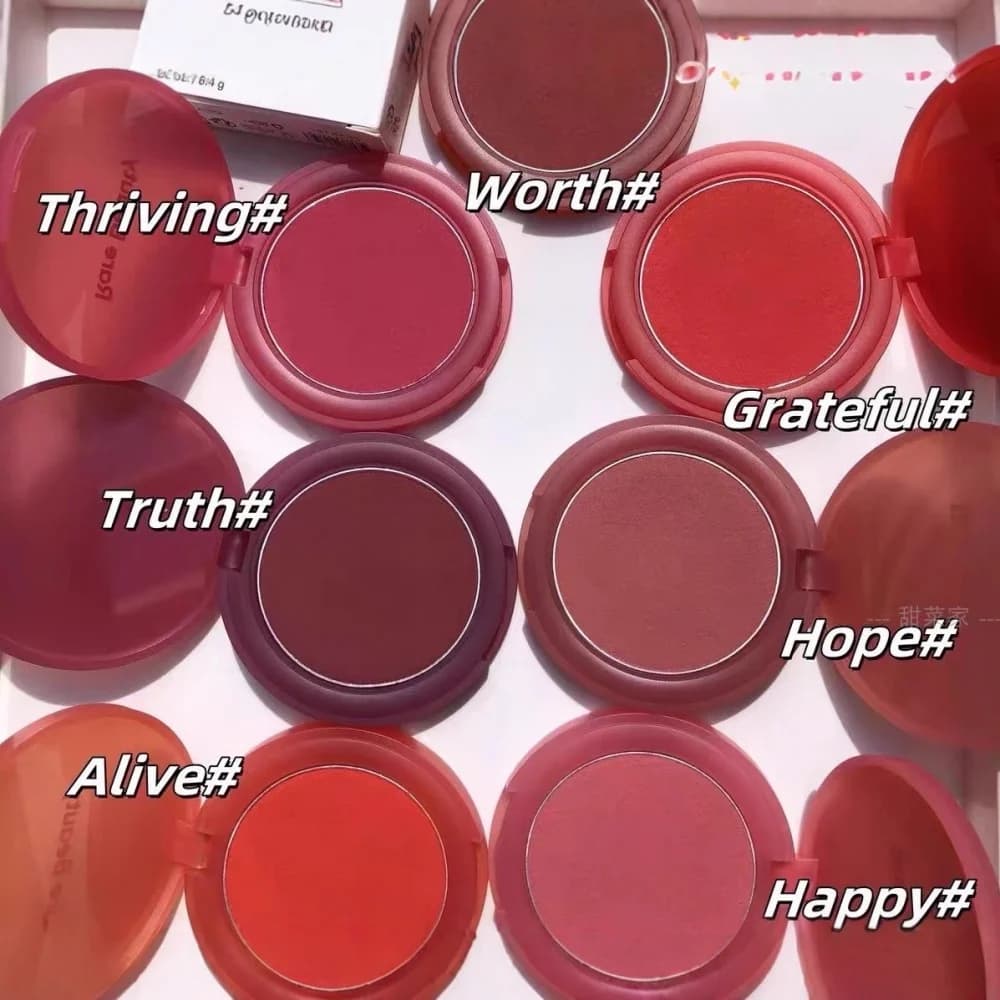 Rare beauté mat durable flou rebondissant fondant Blush Cushiony crème à poudre Blush liquide résistant à la sueur et à l'humidité