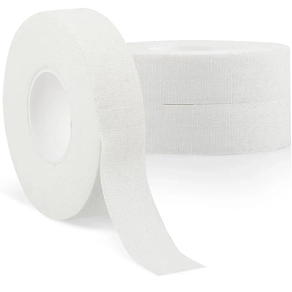 Ruban athlétique blanc pour l'escalade et le grappin, ruban médical, ruban de pied, aucun résidu collant, facile à déchirer, 1/3 rouleaux