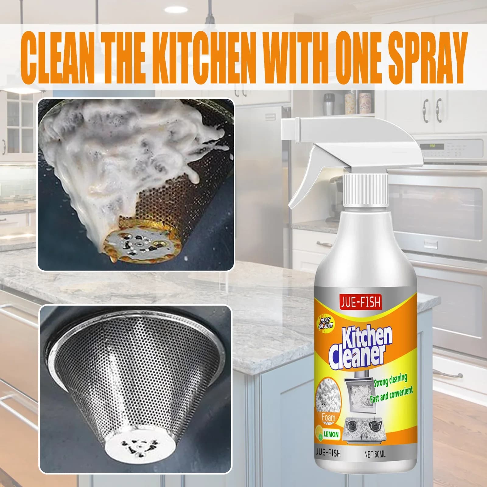 Nettoyant à l'huile, dissolvant de pulvérisation de bulles, mousse de graisse, multi-usages, nettoyage de l'huile de saleté, grilles de cuisine, lavage de mousse, ustensiles de cuisine, dégraissant