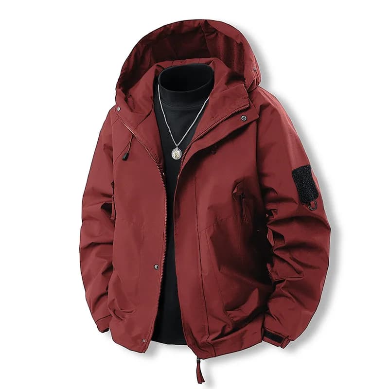 Veste décontractée à capuche pour hommes