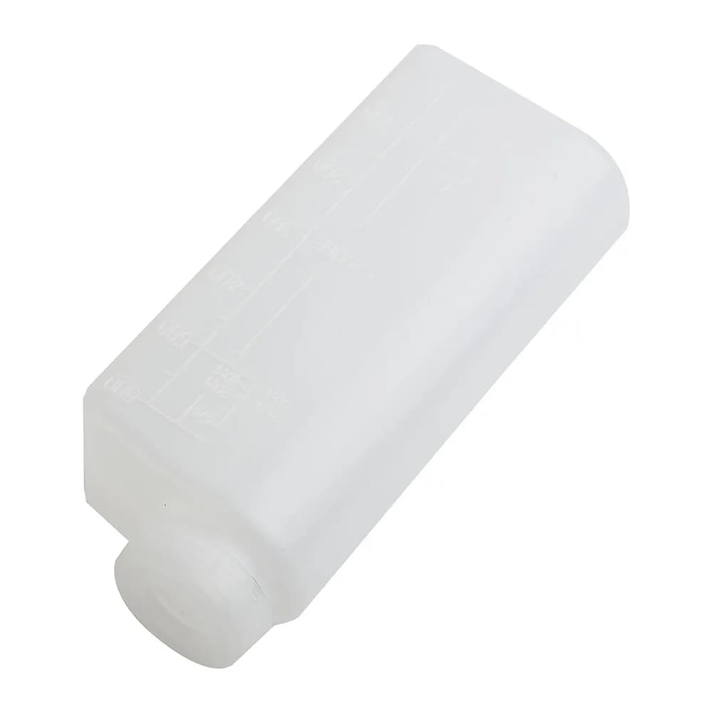 Bouteille de mélange d'huile et d'essence et de carburant à 2 temps de 600ML, conteneur pour tronçonneuse/troudeuses 20:1 et 25:1 et 40:1 bouteille d'essence en plastique Nylon