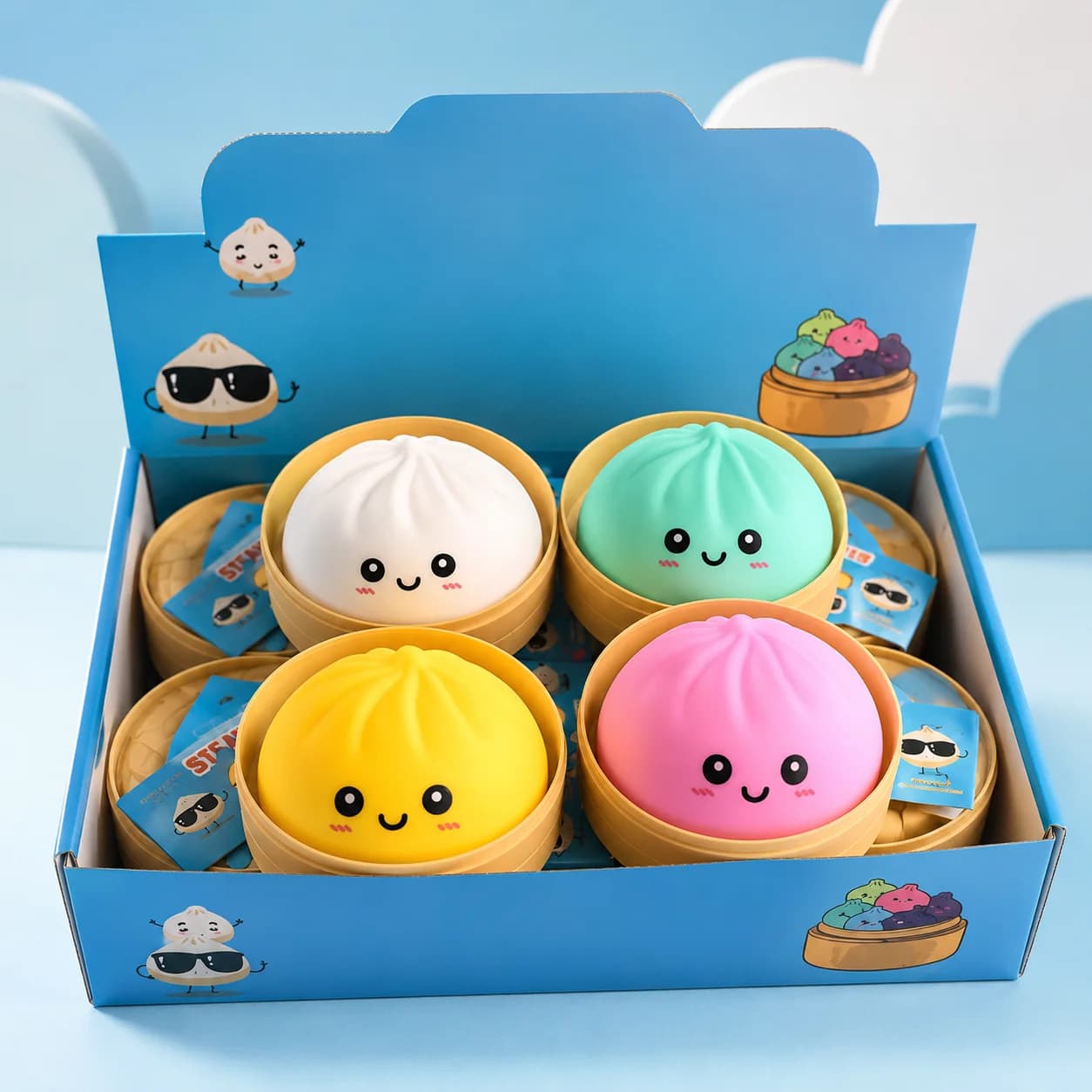 Jouet Squishy en forme de pain : Anti-stress