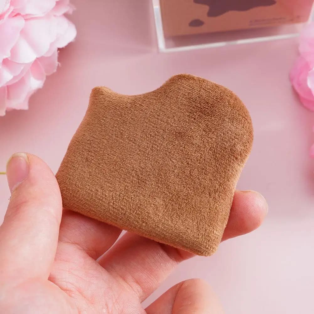 Mélangeur de maquillage en Biscuit au chocolat, coussin d'air, éponge de fond de teint, bouffantes de poudre libre, outil applicateur cosmétique