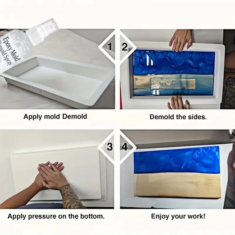 Spray de démoulage : huile de silicone à séchage rapide