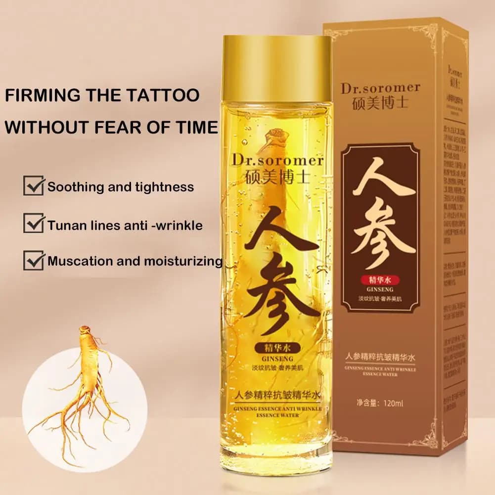 Sérum Anti-âge polypeptide au Ginseng, hydratant en profondeur, nourrissant, pour le visage, Toner au Ginseng, soins pour la peau pour femmes