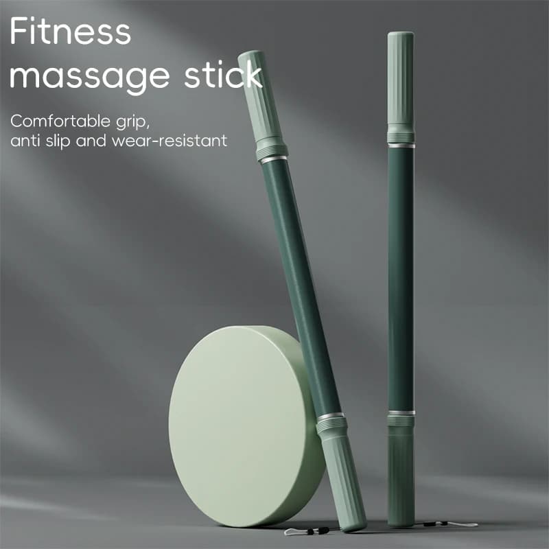 Rouleau portatif de bâton de Massage, tenu dans la main, rouleau de mousse de tissus profonds, outil de Massage corporel et de libération myofasciale pour les jambes, le cou et les majeures