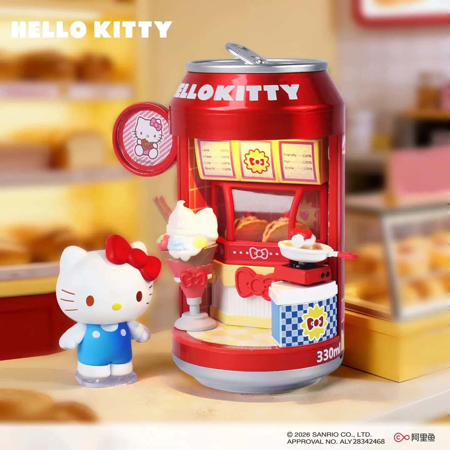 Sanrio Cinnamoroll Blind Box Série Boutique de desserts en canettes de soda