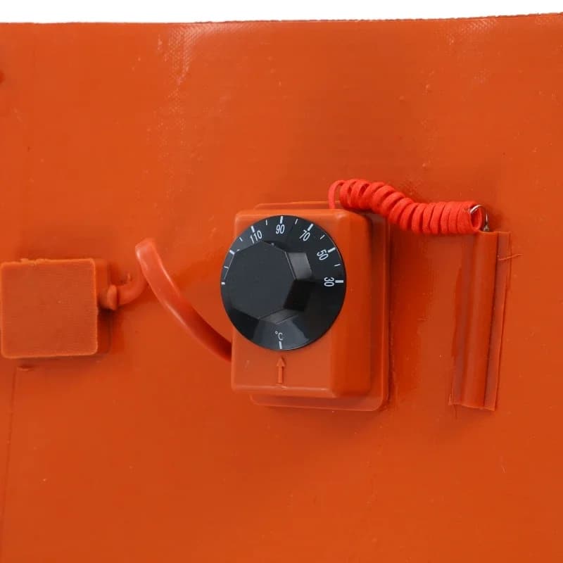 Ceinture chauffante électrique en caoutchouc de silicone, baril en métal, bouton de chauffage de baril précieux de gaz, contrôle de la température, 200L, bricolage