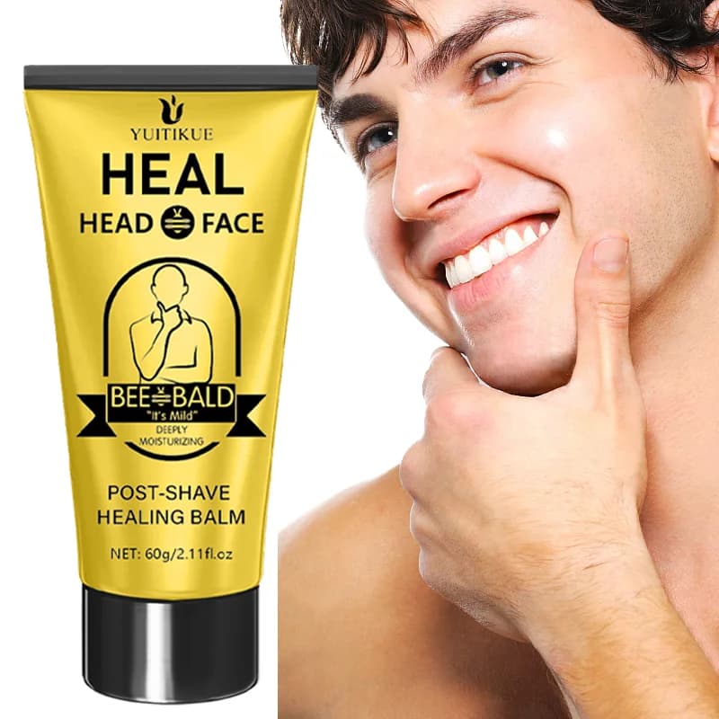 Lotion après-rasage pour hommes – Soin lisse et hydratant en profondeur, après-rasage, maintient la peau hydratée, renforce le soin des racines de la barbe