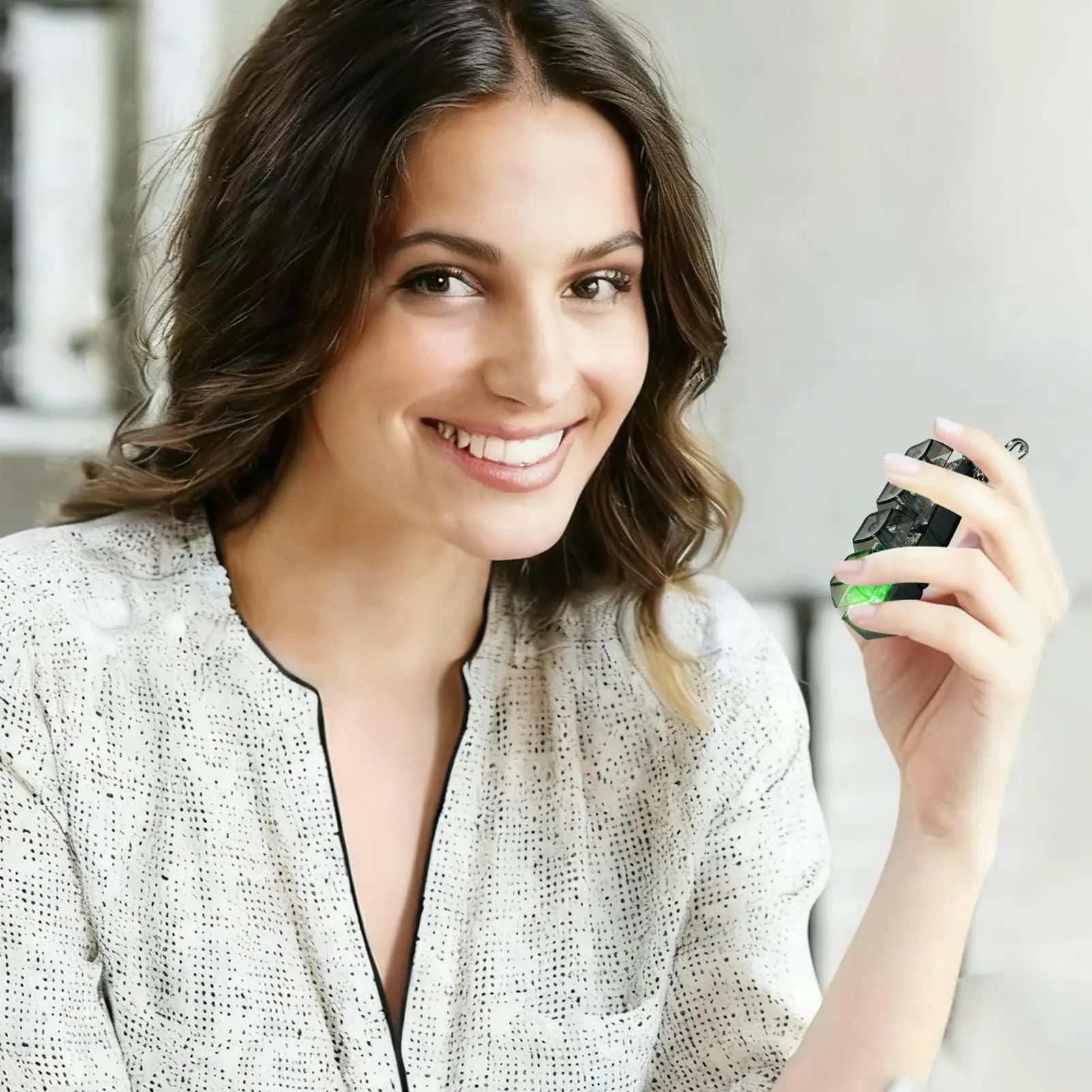 Clavier à 4 touches relaxant, jouet anti-stress, gadget de décompression, bouton de clavier, porte-clés fidget pour adultes