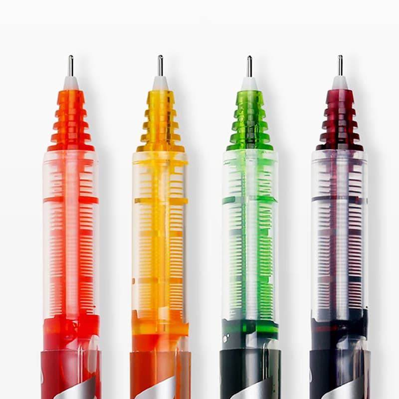 Stylo à bille liquide Pilot V5, 1 pièce, stylo Gel à base d'eau Hi Tecpoint BX-V5, accessoires de bureau 0.5mm, papeterie fournitures scolaires Kawaii