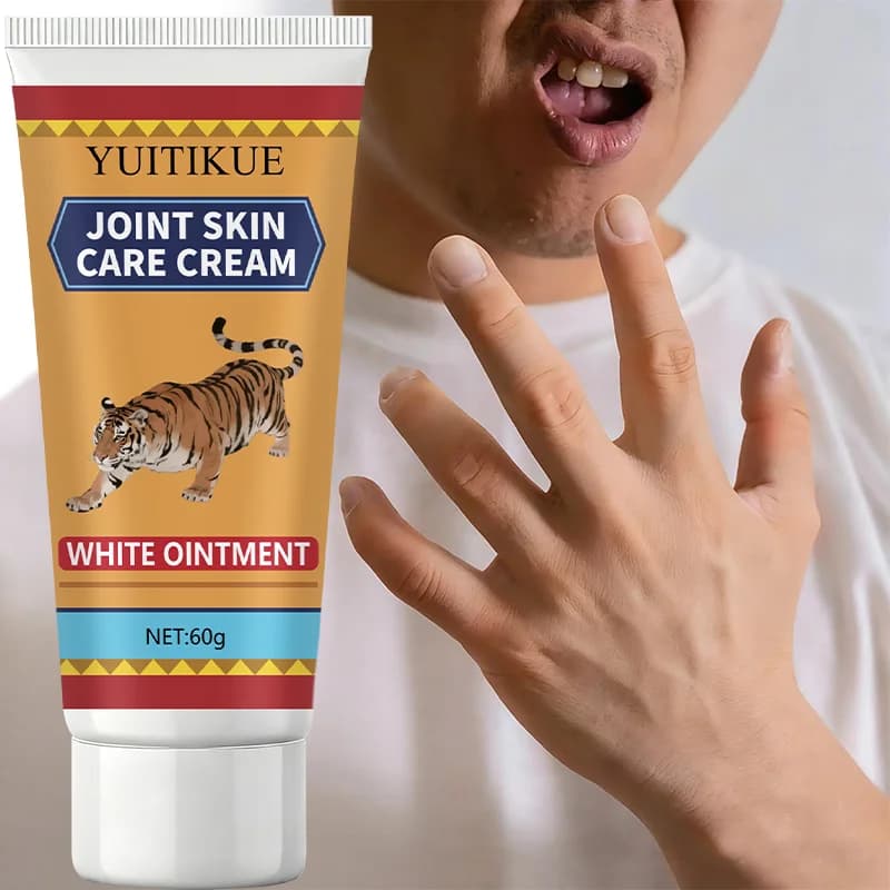 Crème pour la peau des articulations du tigre 60g - Pommade blanche hydrate la peau et les articulations, pour toutes les parties du corps, exercice sans souci
